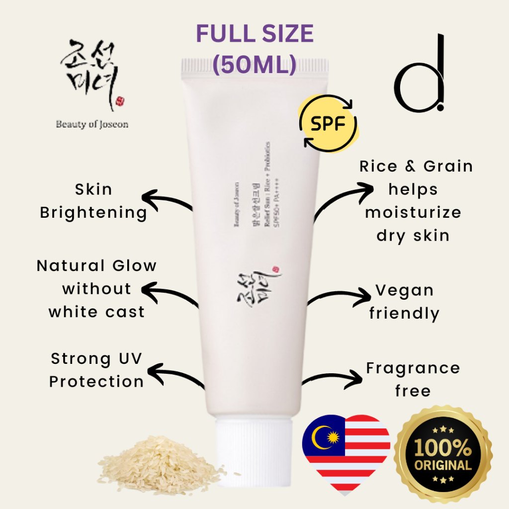 Beauty of Joseon Sunscreen Relief Sun Rice + Probiotics 50ml SPF50