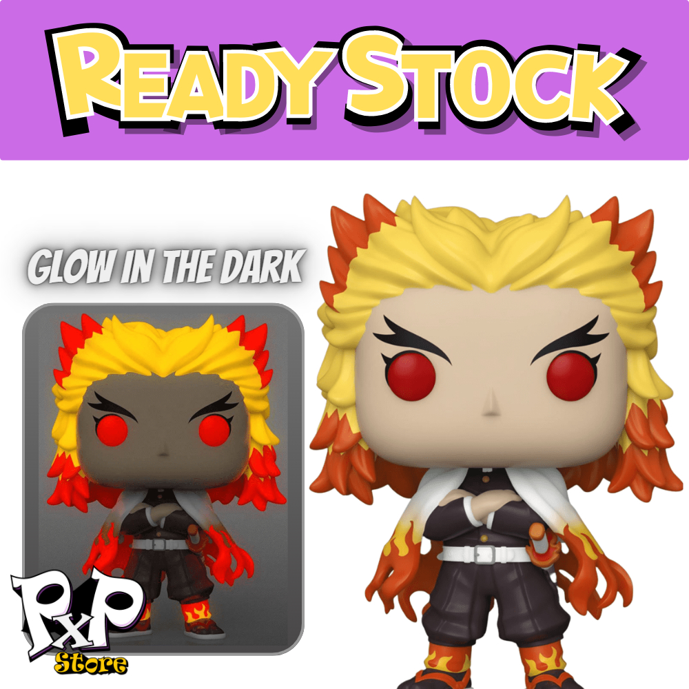 Funko Pop! Demon Slayer #1308 - Kyojuro Rengoku (GITD) 100% Genuine ...