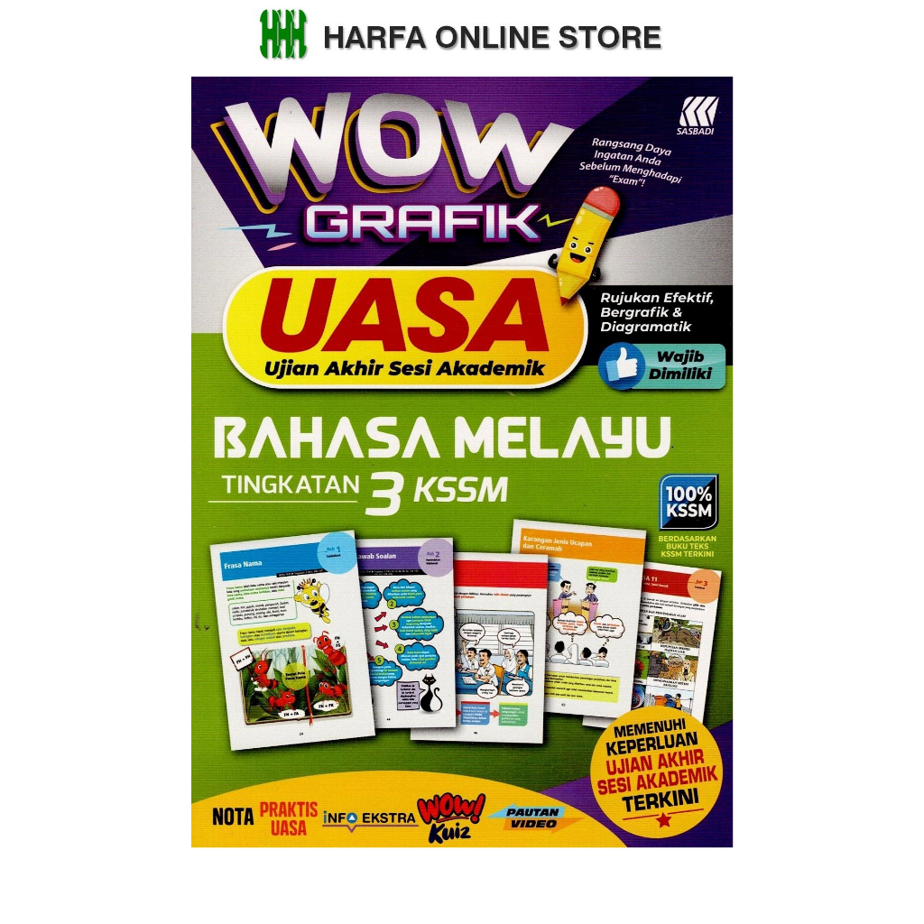 Buku Rujukan Tingkatan 3 Wow Grafik Uasa Bahasa Melayu Tingkatan 3