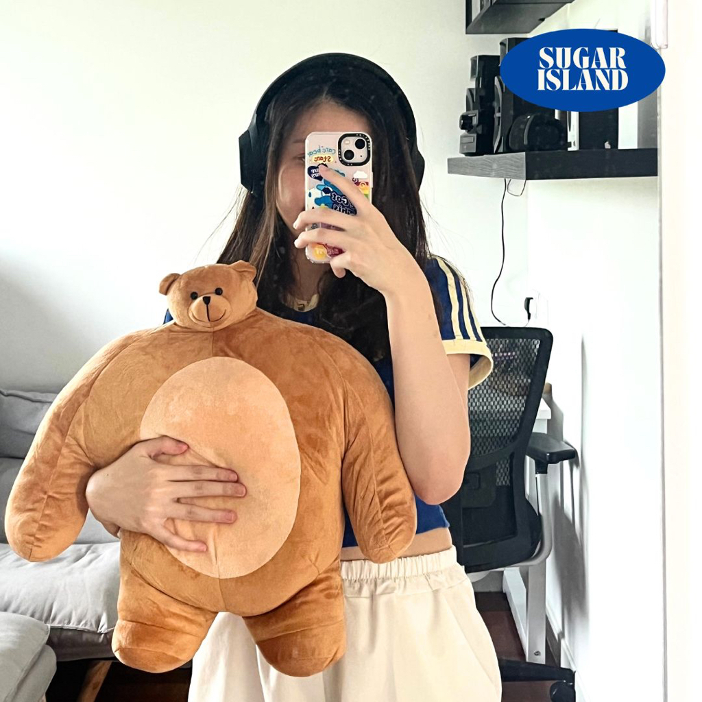 50CM Small Head Bear Buff Boyfriend Plushie Plush Toy Graduation Birthday Anniversary Present Shopee Malaysia