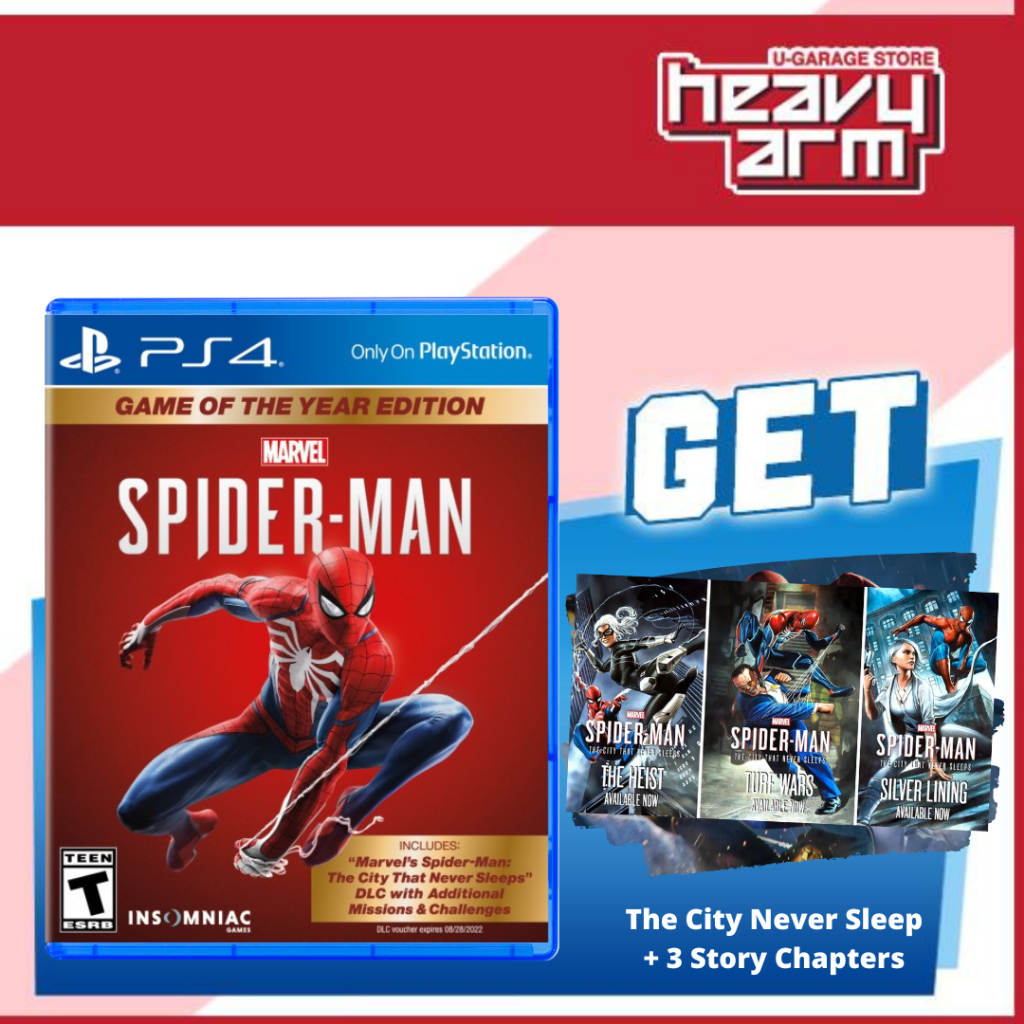 PS4 Spiderman Game of the Year, Spider Man GOTY