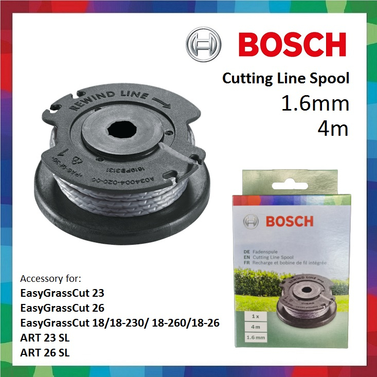 BOSCH grass trimmer Cutting Line Spool 4m (1.6mm) Shopee Malaysia