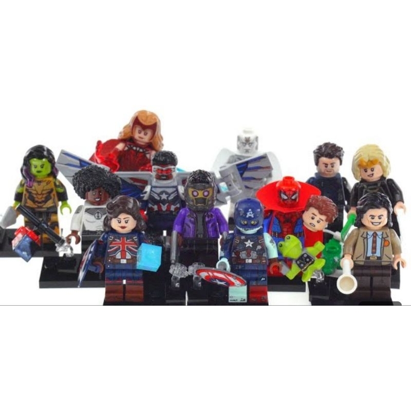 Lego Super Heroes Marvel CMF Collectible Minifigure Thanos Gamora ...