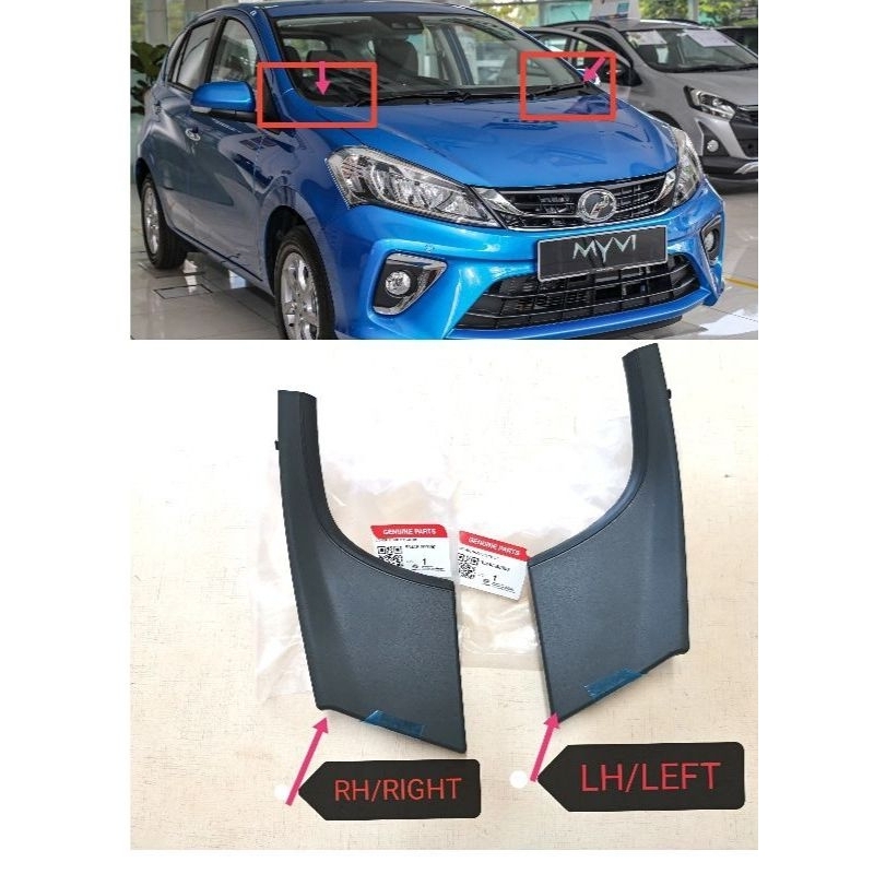 PERODUA MYVI WIPER GRILLE 20182022 GEN3 Shopee Malaysia
