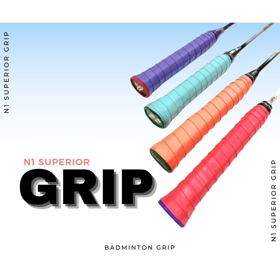 A1 PU Badminton Racket Grip Anti-Slip Overgrips Super Grip | Shopee ...