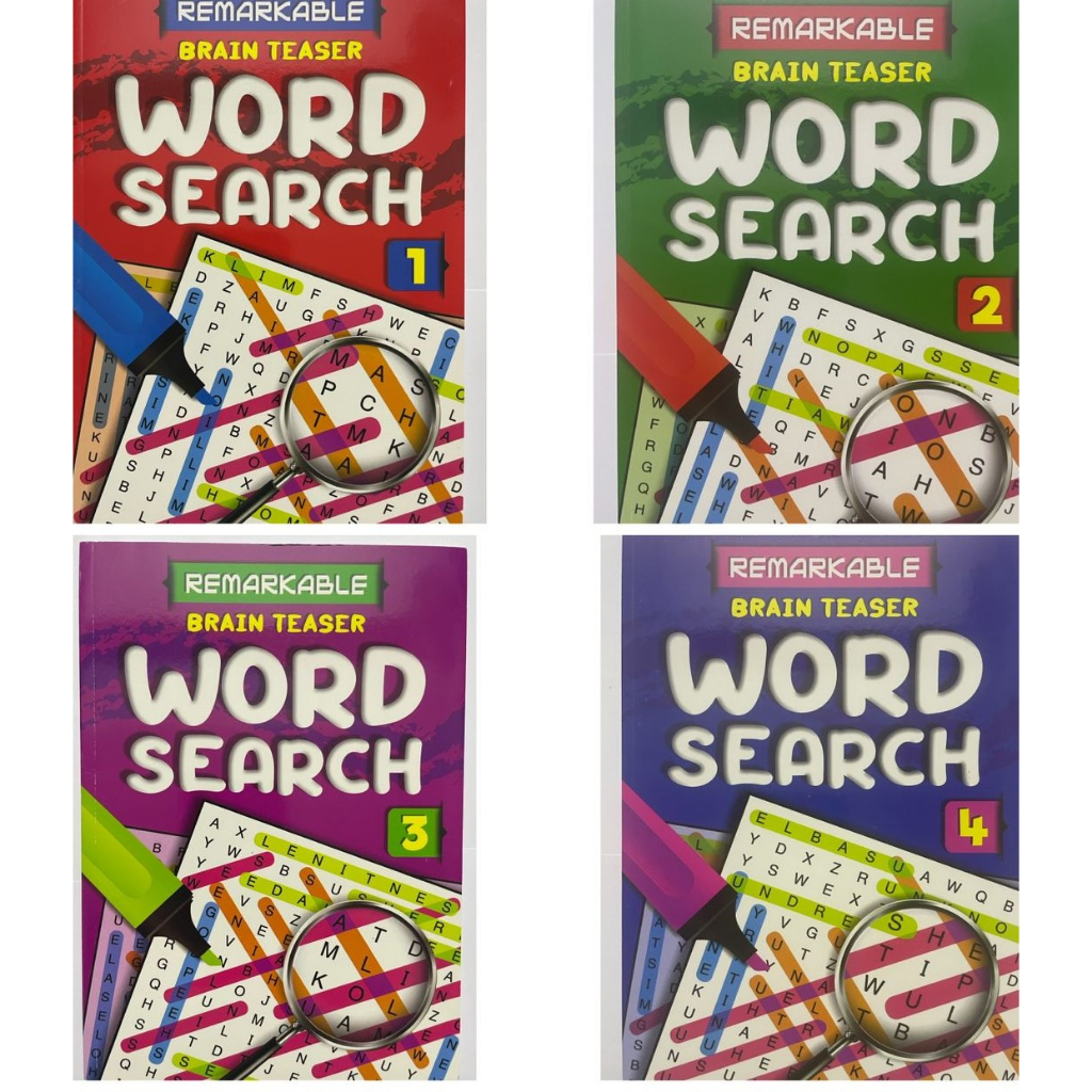 [ACTIVITY] Word Search Brain Teaser (English) (ReadyStock) | Shopee ...