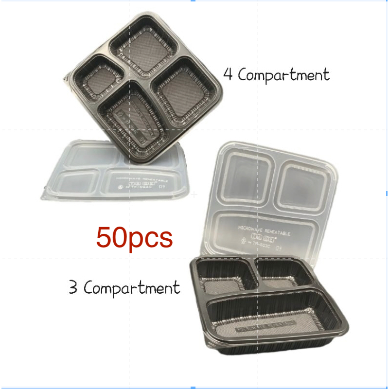 Stackable Bento Lunch Box Plastic Food Container Lid Meal Set Take Away