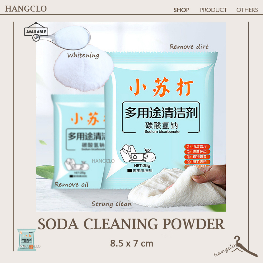 [NEW]MultiPurpose Soda Powder Baking Soda 25g Sodium Bicarbonate