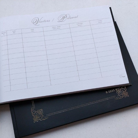 Visitors Book S-2233 | Guest Book S-1122 | Buku Pelawat-pelawat Buku