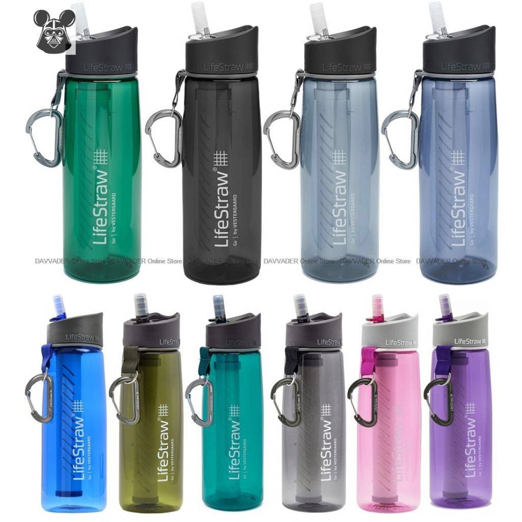 LifeStraw GO 2 Stage 650ml - 22oz 0.65L Instant Filtration Water Bottle ...