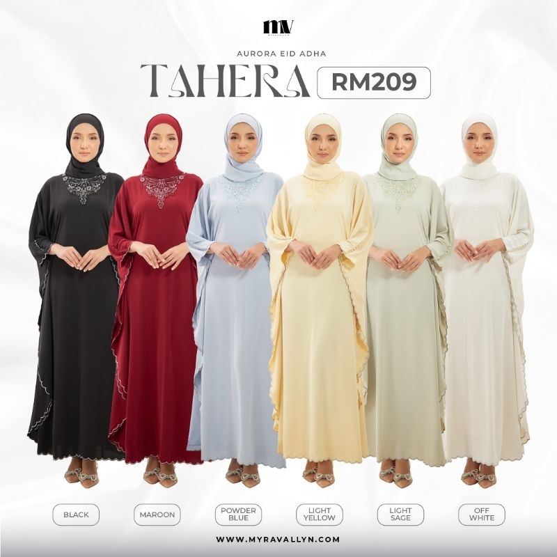 TAHERA ABAYA CAFTAN ( MYRAVALLYN AURORA EID ADHA 2023) | Shopee Malaysia