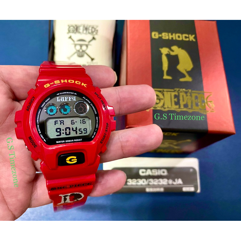 Casio G Shock DW 6900 One Piece Mugiwara Luffy Shopee Malaysia