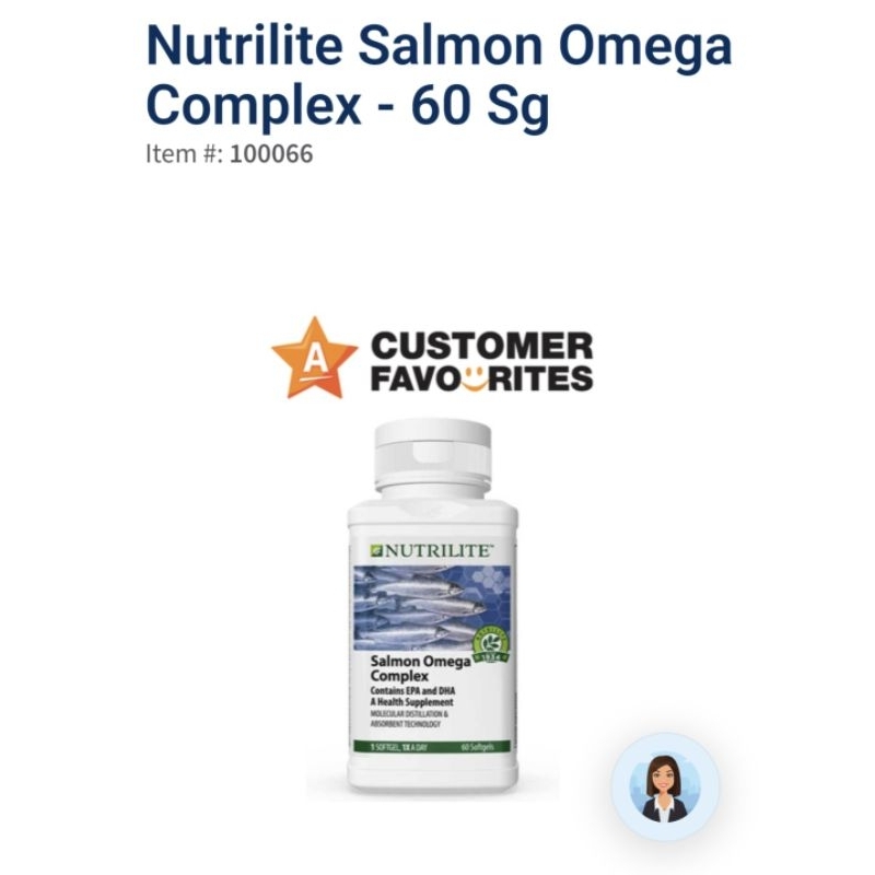 NUTRILITE Salmon Omega Complex (AMWAY AUTHORIZED SELLER) Shopee Malaysia