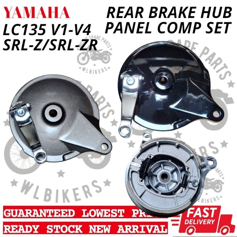 YAMAHA LC LC135 V1-V4 LAGENDA SRL-Z SRL-ZR REAR BRAKE HUB PANEL COMP ...
