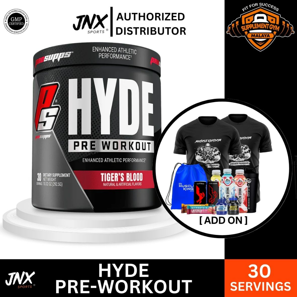 PROSUPPS Hyde Max Pump Pre Workout for Men and Women Nitric Oxide