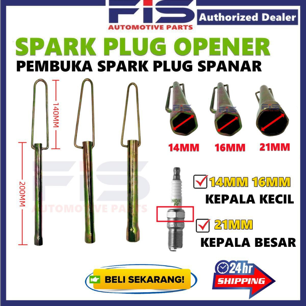 FIS NGK Spark Plug Opener Proton Toyota Honda Nissan Myvi Wira Kancil ...