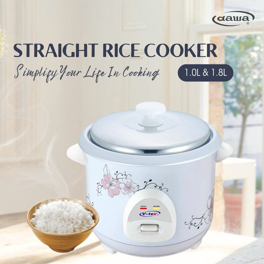 VTEX By DAWA 1.8L Rice Cooker Keep Warm V180 Periuk Nasi Shopee