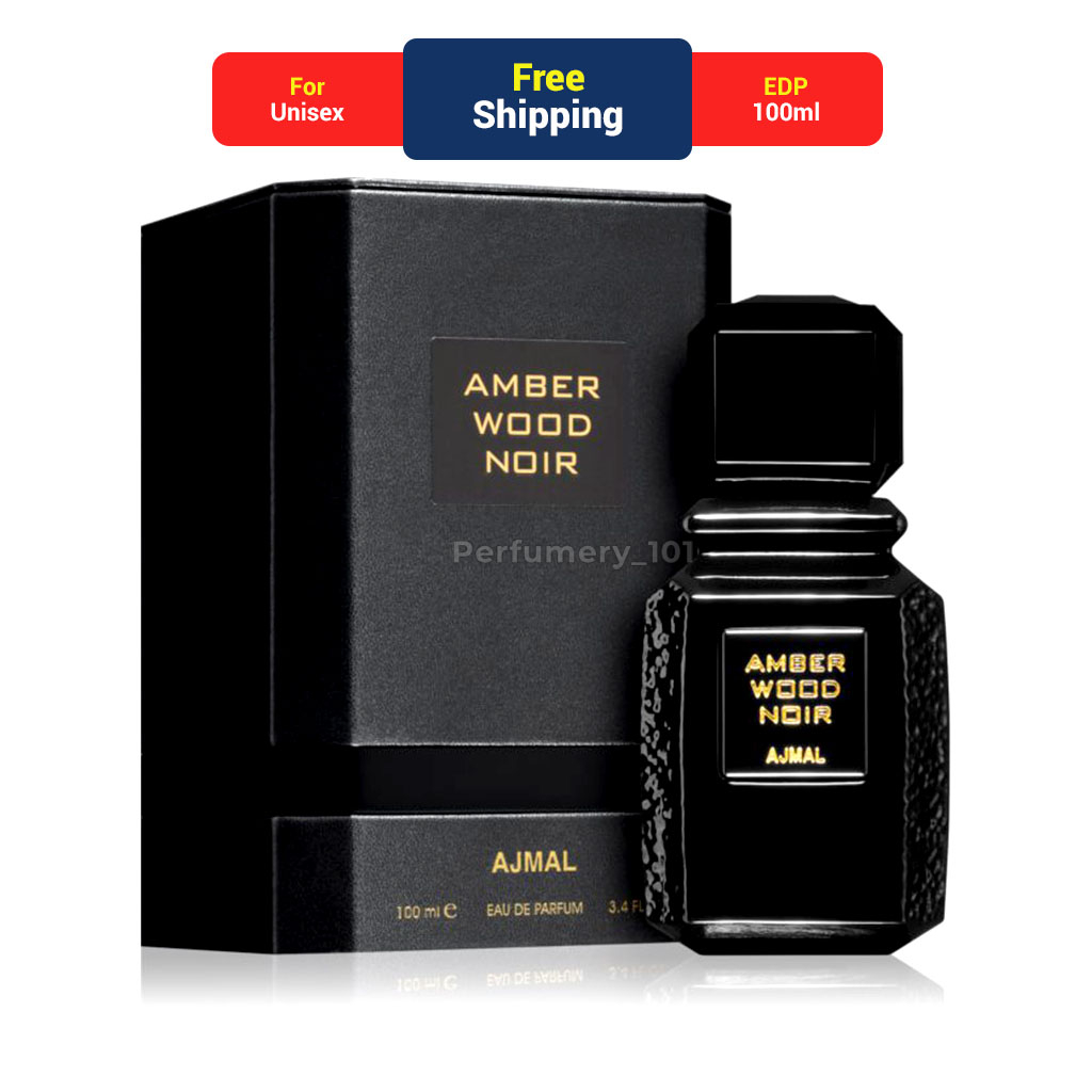 AJMAL AMBER WOOD NOIR 100ML EAU DE PARFUM EDP FOR UNISEX | Shopee Malaysia