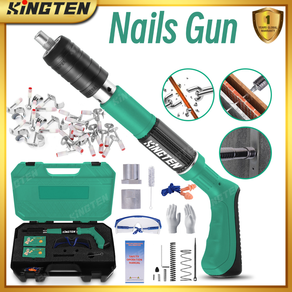 KINGTEN Mini Manual Steel Nails Gun Tufting Gun Nail Gun Steel Rivet