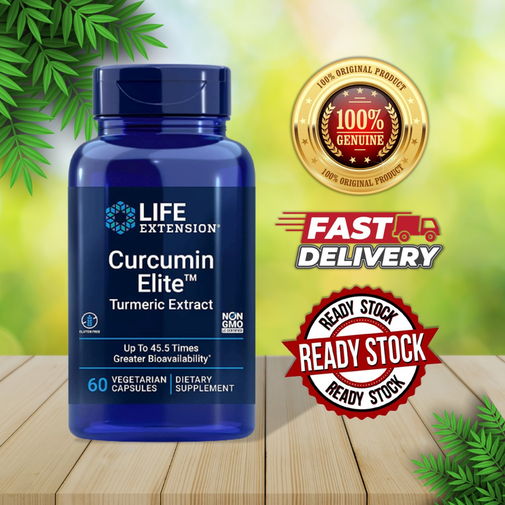 New Arrivals Life Extension Curcumin Elite™ Turmeric Extract 60 Vegetarian Capsules Shopee