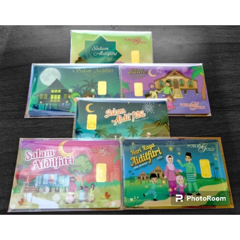 [Ready Stock] - Public Gold Bar Raya Design [Limited edition] 999.9 ...