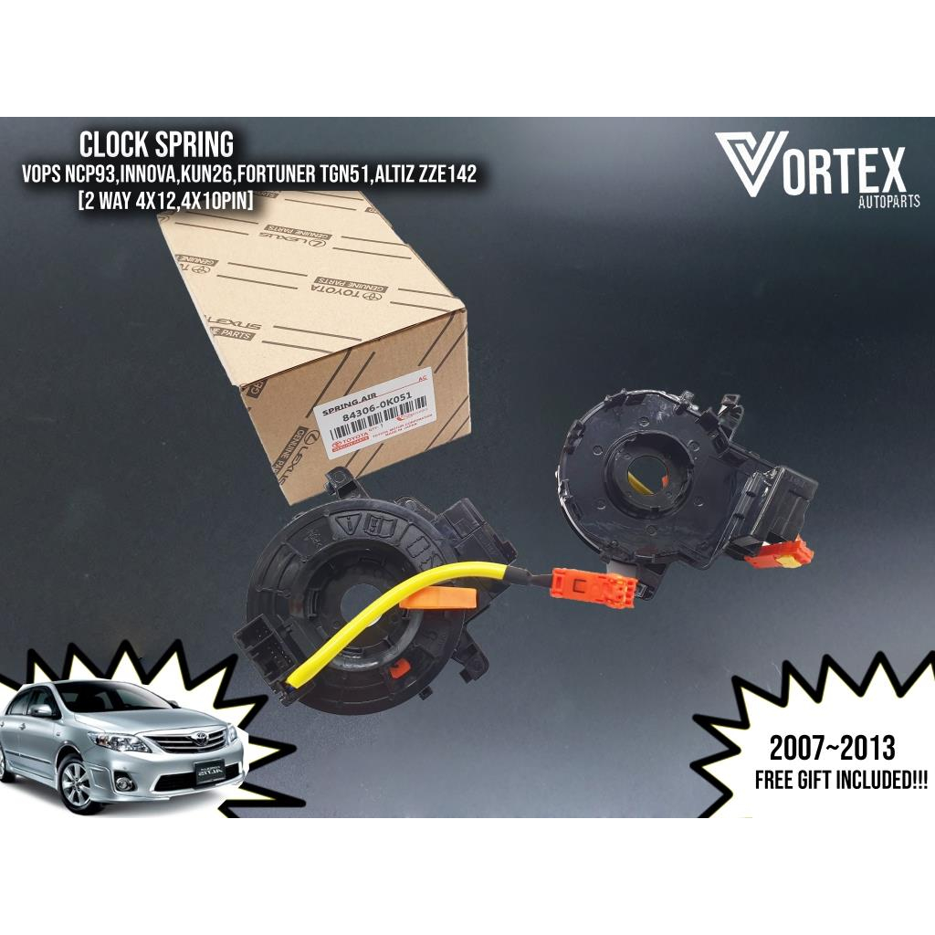 Clock Spring For Toyota Vios NCP93 [08"],Innova,Kun26,Fortuner TGN51