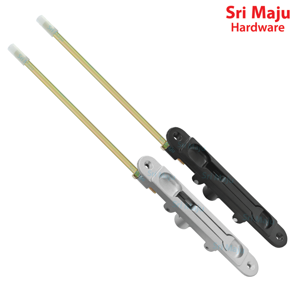 MAJU FB301 Aluminium Door Flush Bolt with Extension Rod 009 For ...