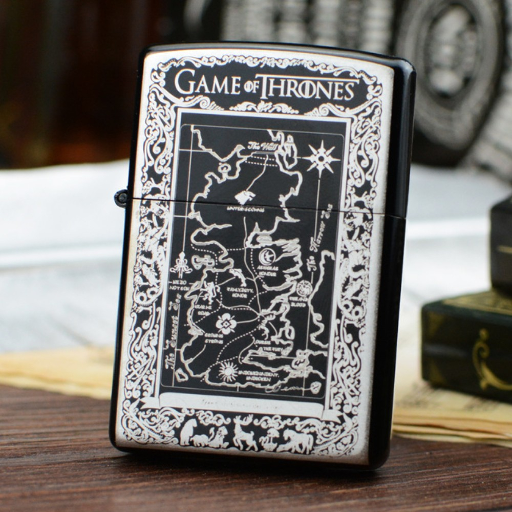 Game of Thrones Pemetik Api Serupa Zippo Lighter Shopee Malaysia