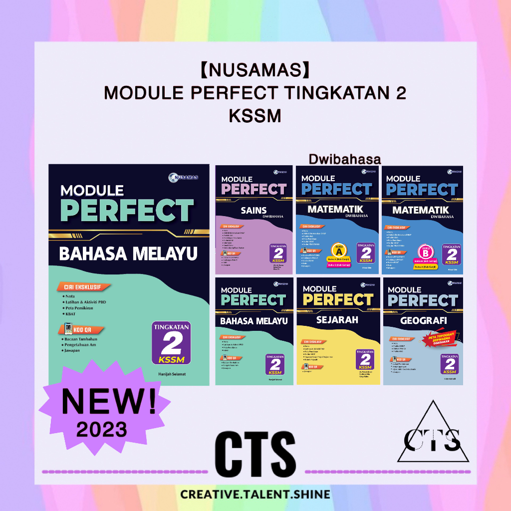 【Nusamas】Module Perfect Tingkatan 2 KSSM 2023 Dwibahasa — Buku Latihan ...