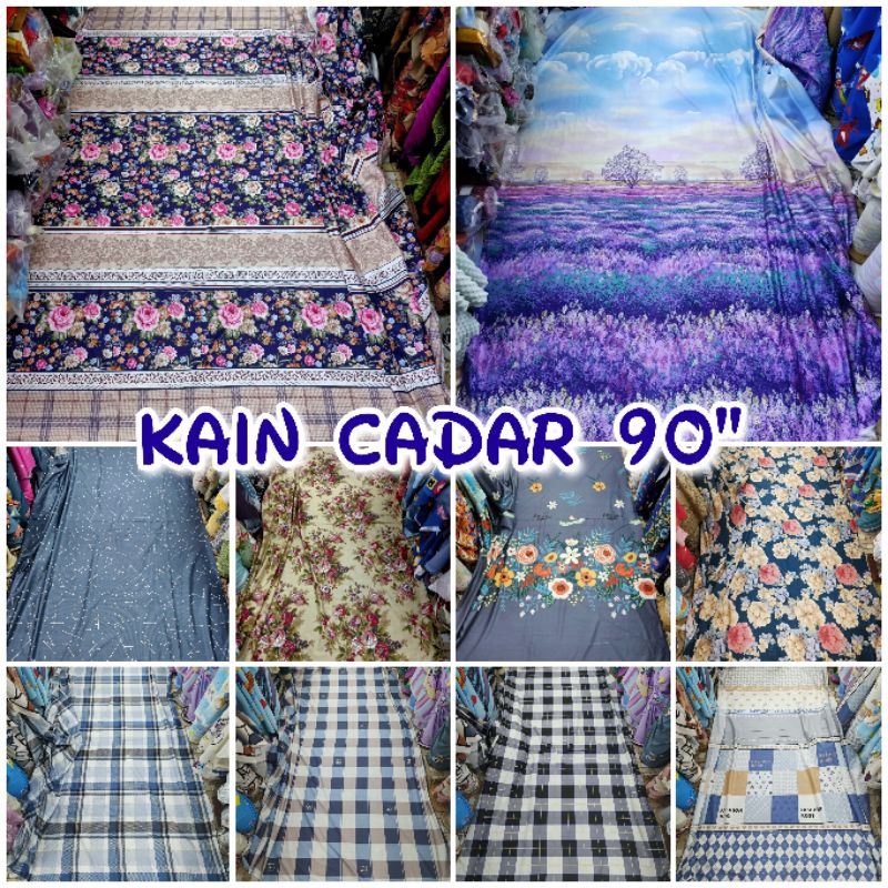 🔥 KAIN CADAR COTTON BIDANG 90 ” 100% PURE COTTON ( KAIN SAHAJA ...