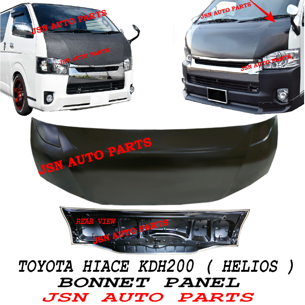 J124S02 FRONT BONNET PANEL (HELIOS) TOYOTA HIACE KDH200 VAN | Shopee ...