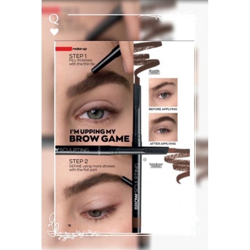 Avon Eye Brow Avon Brow Sculpting Pencil Shopee Malaysia