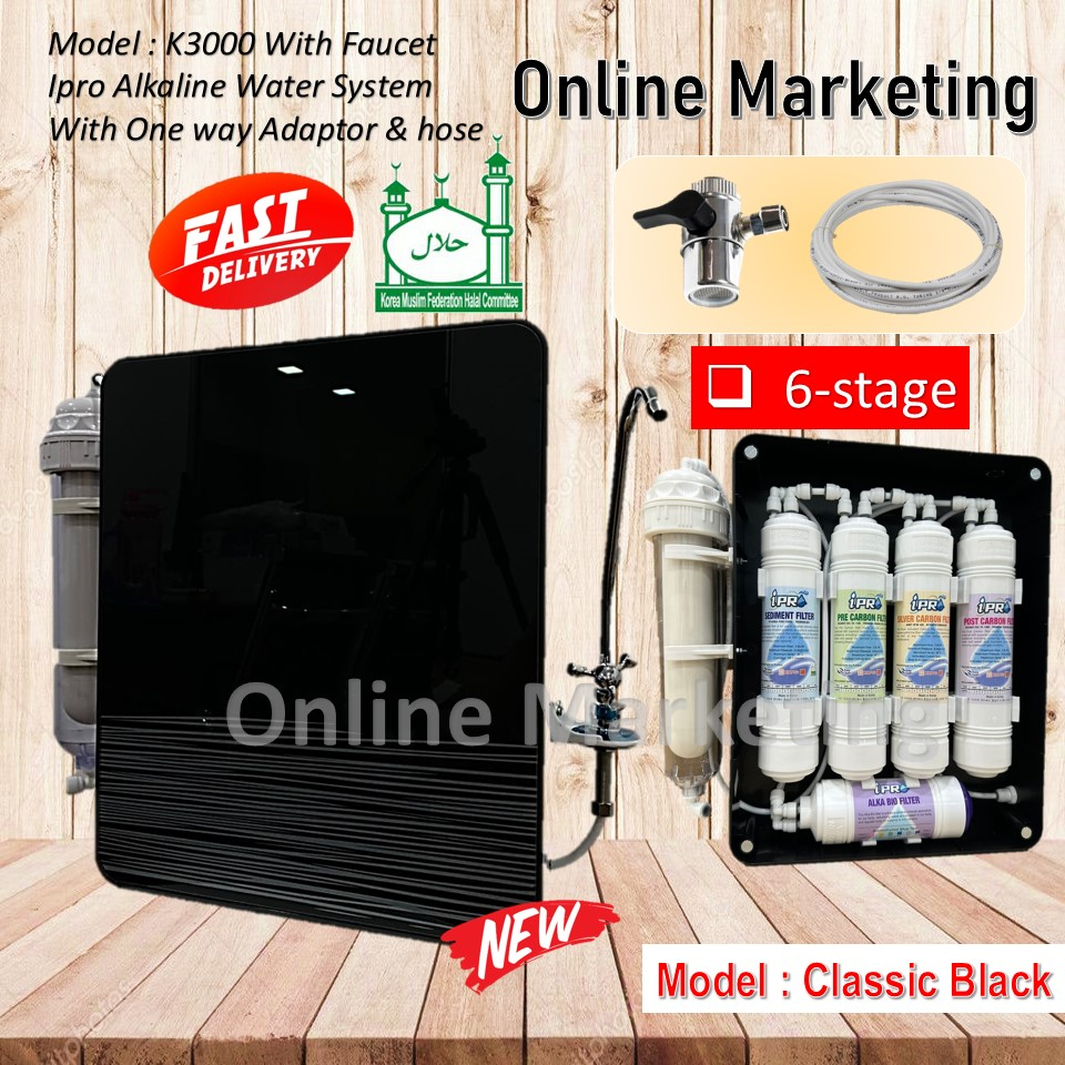 K3000 Alkaline Water System With Faucet 6stage or 5stage Penapis Air