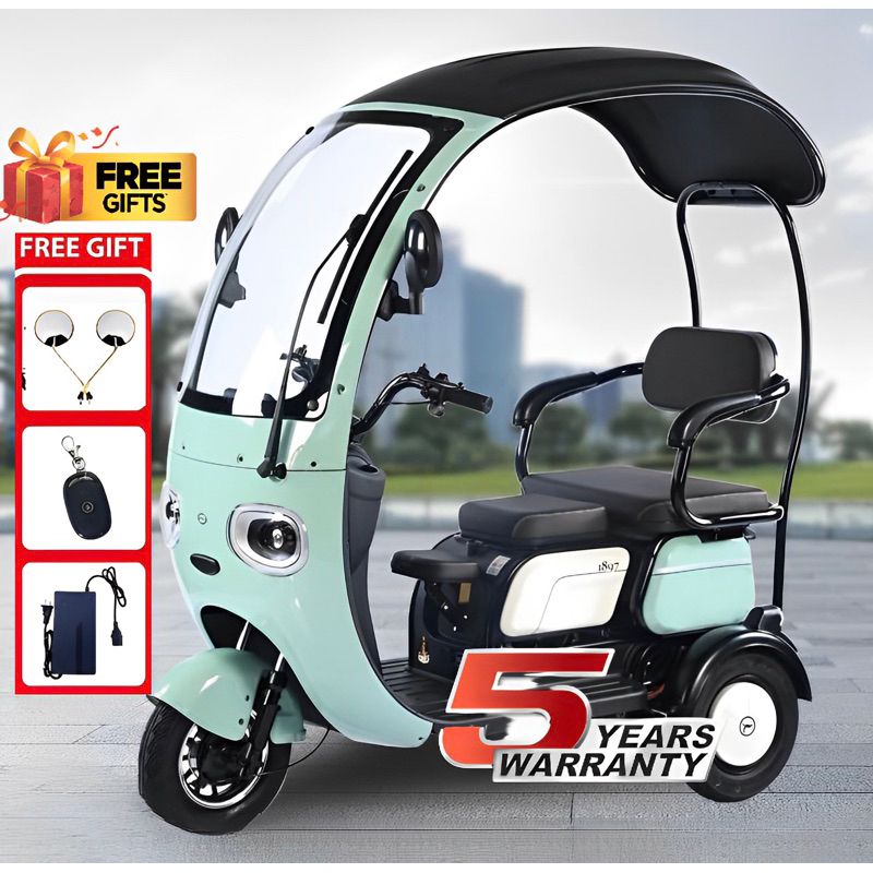 60V Scooter Electric Ebike Elektrik Skuter Tricycle 3 wheels electric