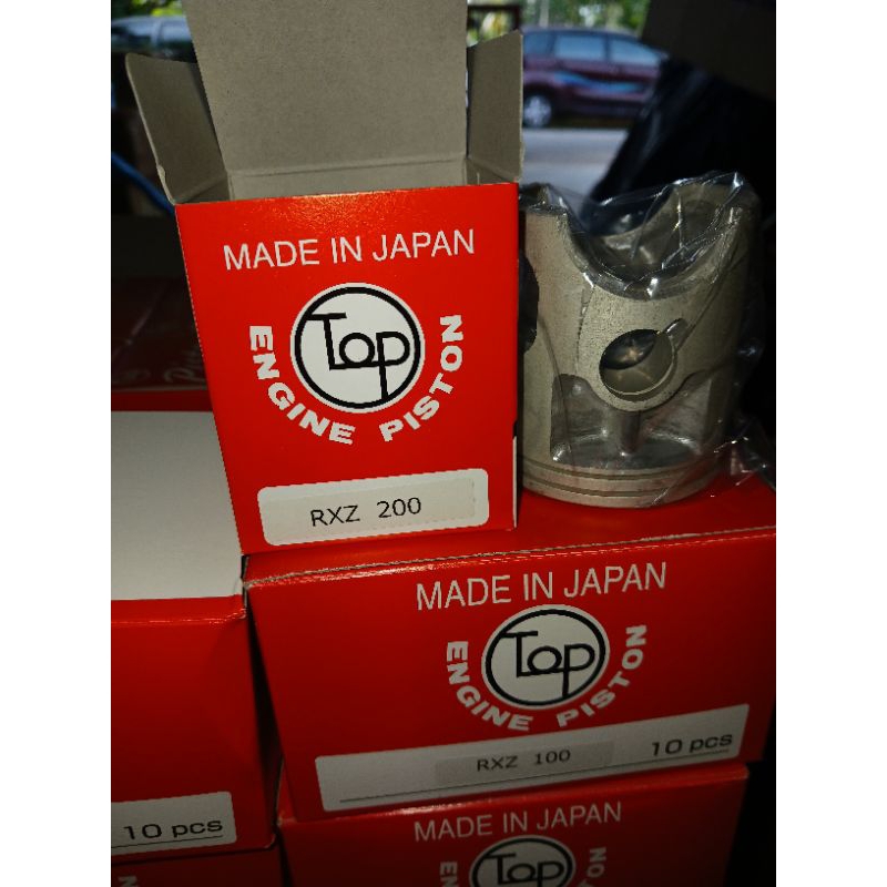 RXZ ENDURO TOP PISTON JAPAN, 025, 050, 075, 100, 125, 150, 175, 200