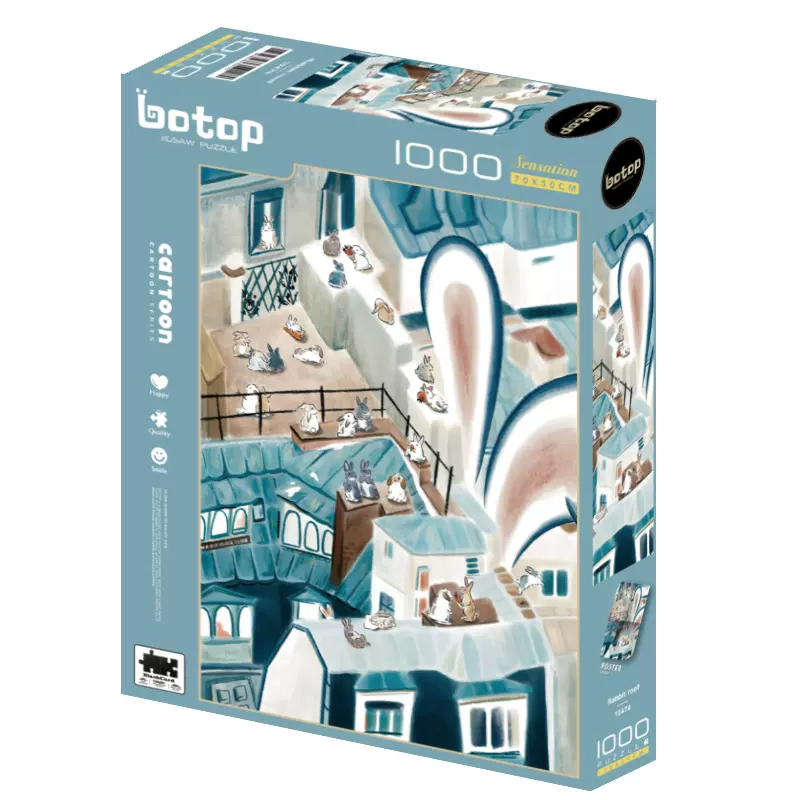[Ready Stock][Birthday Gift] Botop Puzzle 1000PCS - Botop Premium Black ...