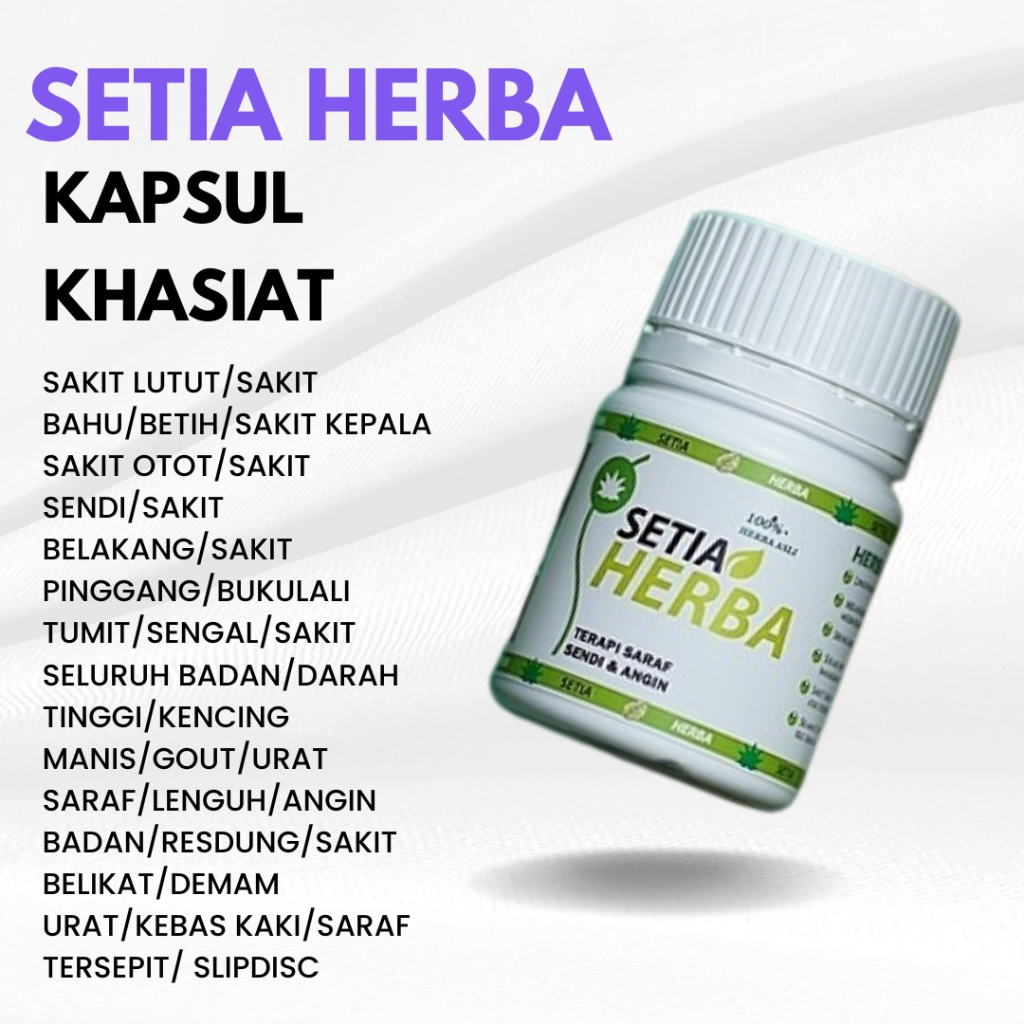 Setia Herba Terapi Saraf 20 S Shopee Malaysia