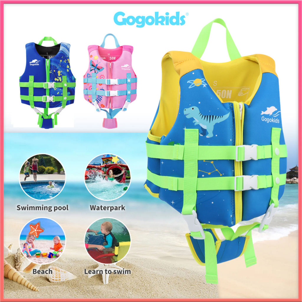 Gogokids Children Baby Inflatable Swimming Vest Safety Life Jacket Safe ...