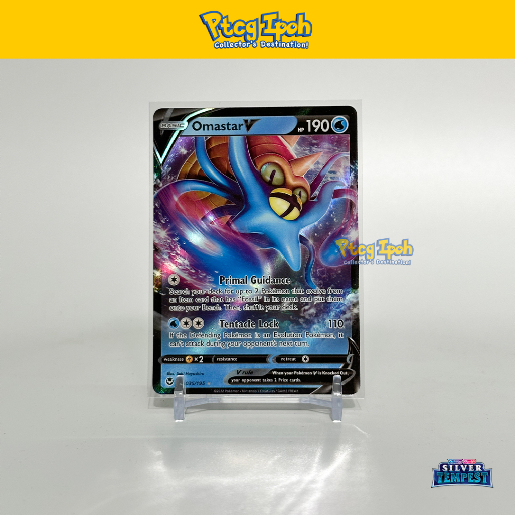 Pokmon TCG] SS12 - Silver Tempest: Omastar V - 035/195 - Ultra Rare |  Shopee Malaysia
