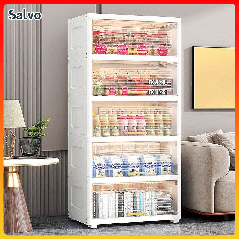 Kitchen Pantry Storage Rack With Cover Multifunction Kotak