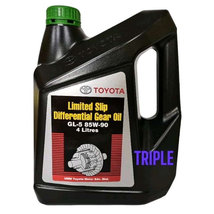 TOYOTA GEAR AXLE OIL 85w90 LIMITED SLIP DIFFERENTIAL 4L | Shopee Malaysia