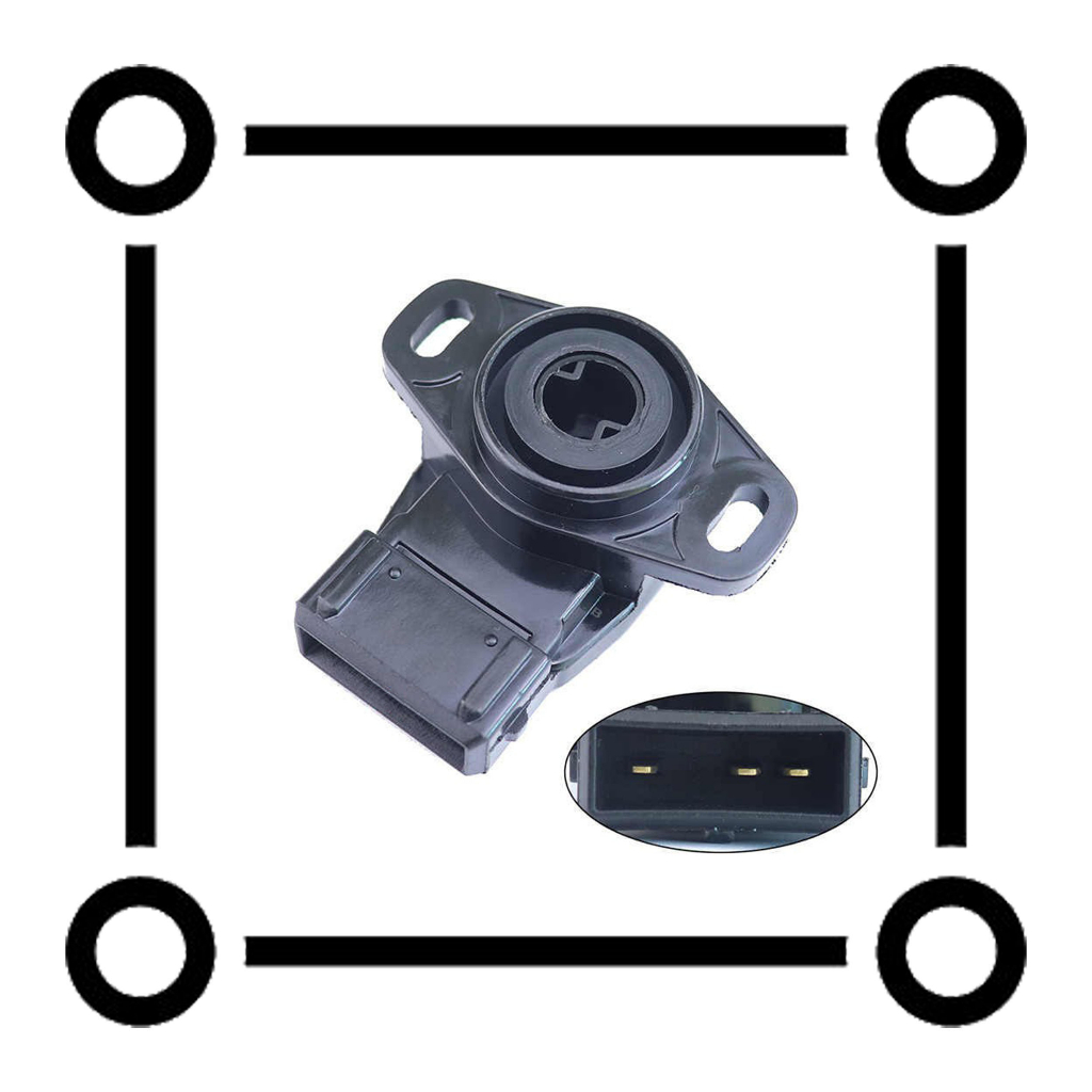 PROTON WAJA 3 PIN THROTTLE BODY POSITION SENSOR /TPS SENSOR Shopee Malaysia