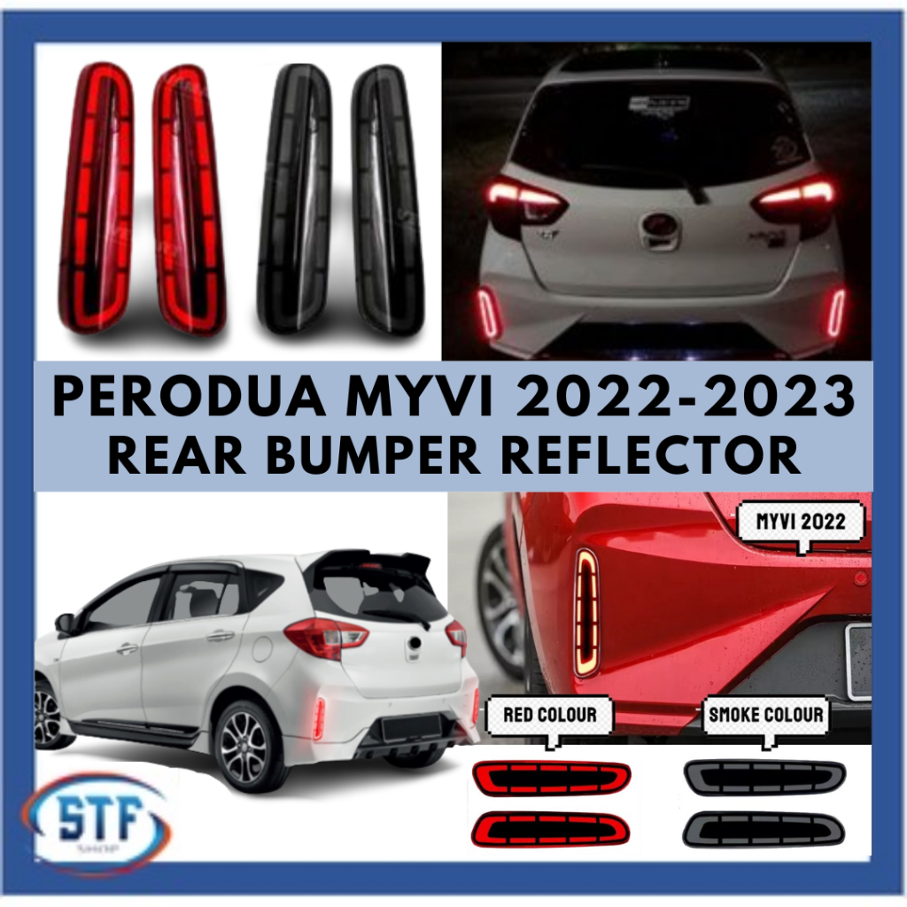 Perodua Myvi 2022-PRESENT Gen3 Facelift Dynamic Rear Bumper Reflector ...
