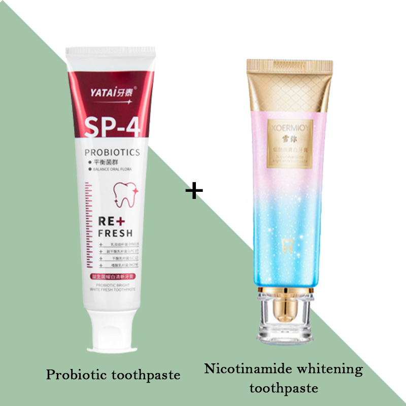 Toothpaste set Teeth whitening Nicotinamide whitening toothpaste
