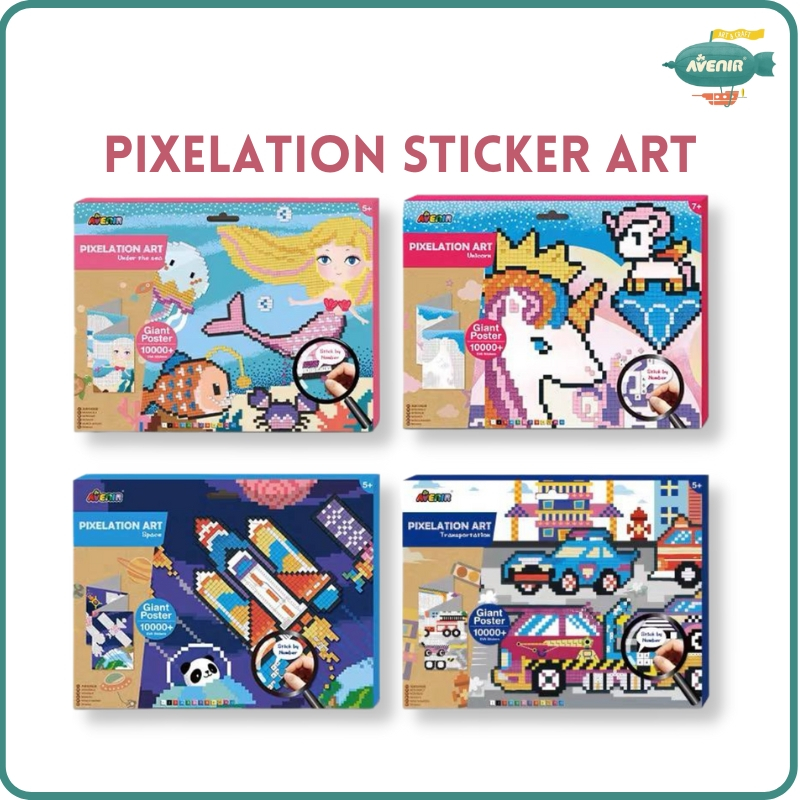 Avenir Pixelation Art | Shopee Malaysia