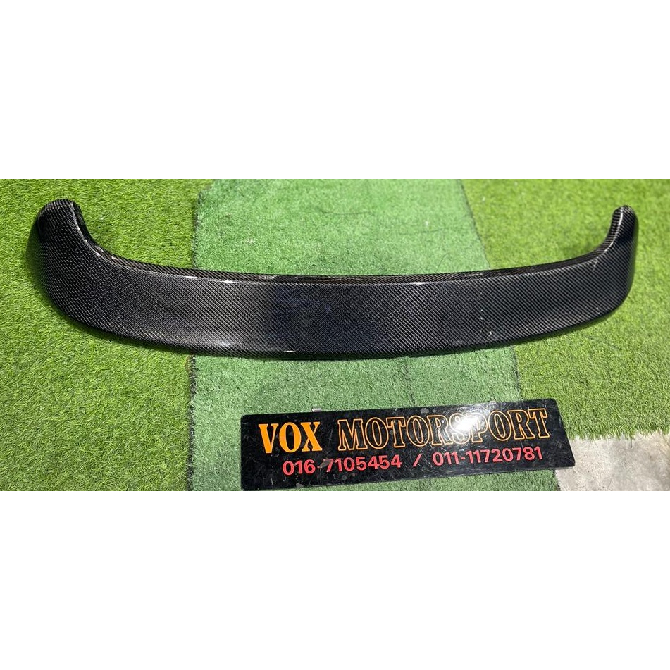 1 volkswagen golf mk6 gti spoiler carbon fiber quality tebal add on fit untuk golf tsi upgrade