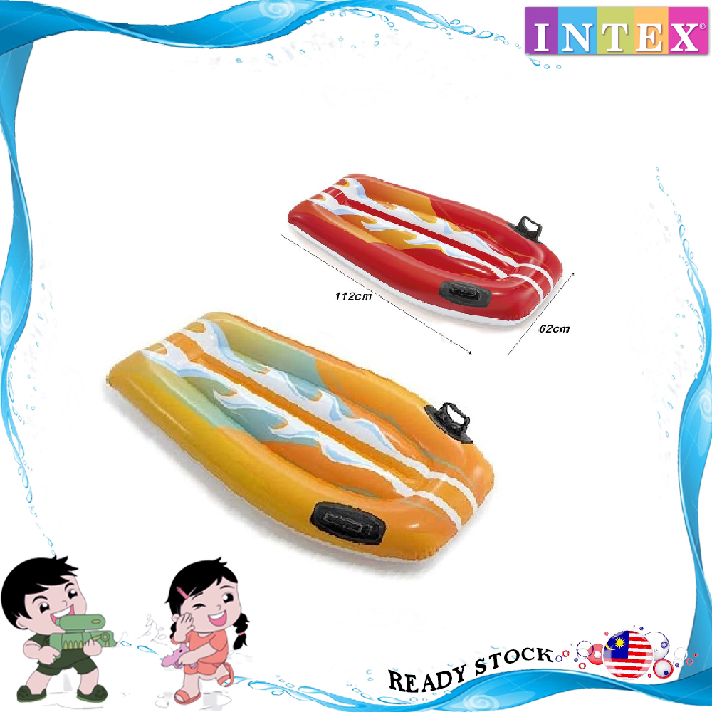 INTEX 58165 Joy Rider Floating Bed Children Kids Inflatable Swimming ...