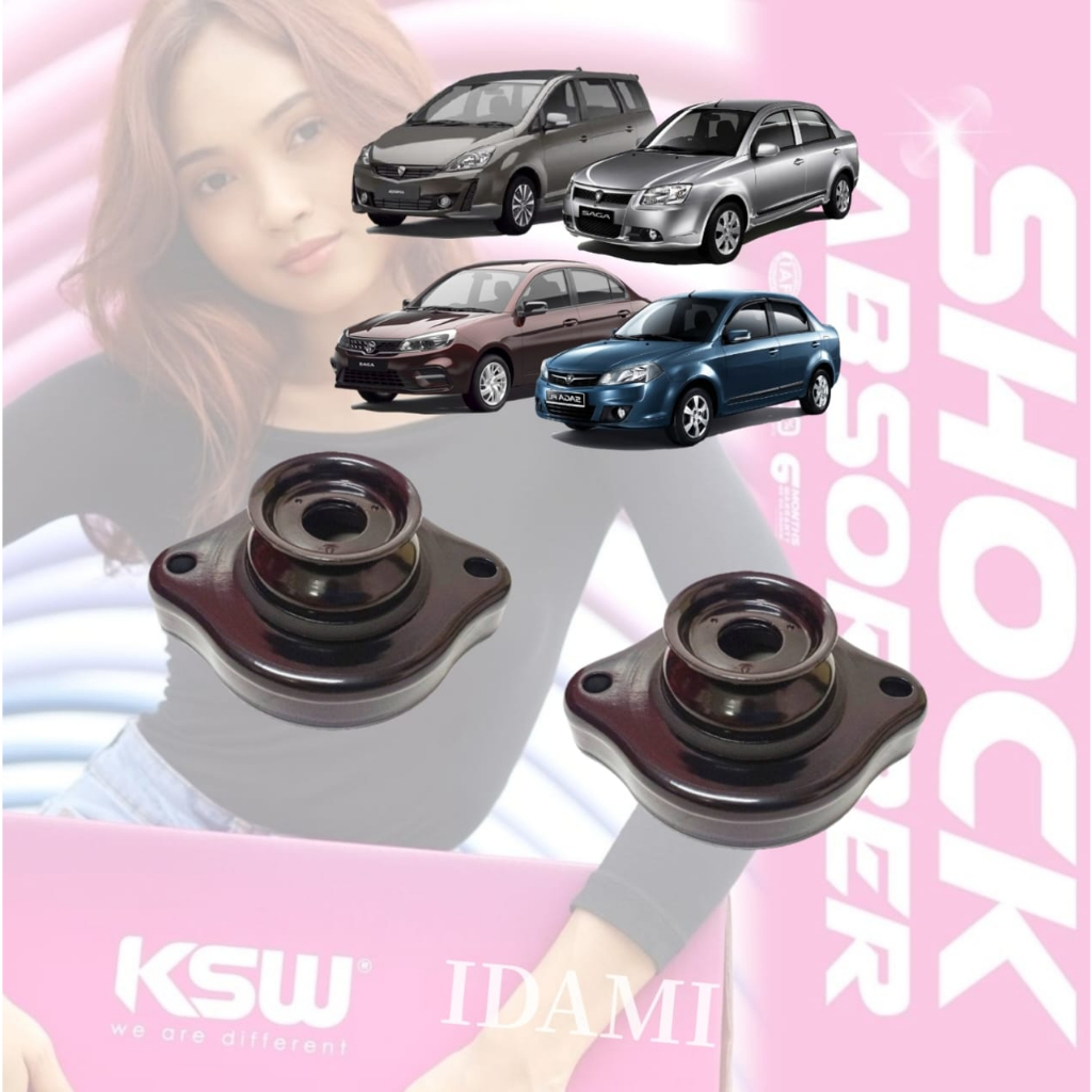 Proton Saga BLM/FL/FLX/ Preve KSW Rear High Quality Absorber Mounting ...