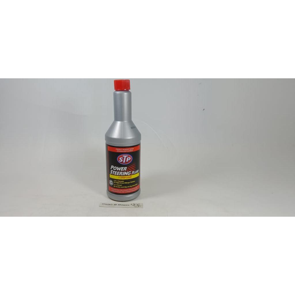 STP POWER STEERING FLUID AND STOP LEAK HIGH LOW MILEAGE VEHICLES 2 IN 1