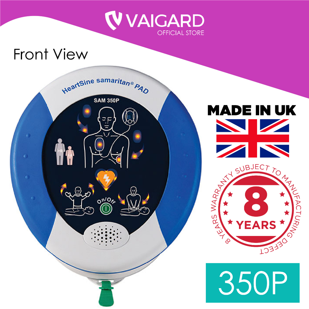 HeartSine Samaritan PAD 350P AED Automated External Defibrillator ...